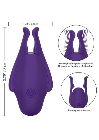 Nipply Play Rechargeable Nipplettes - Purple