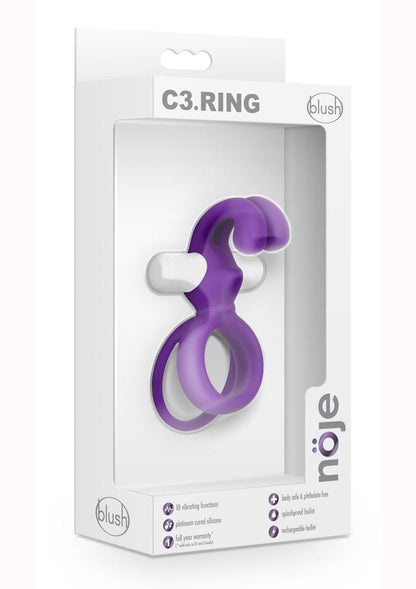 Noje C3 Rechargeable Silicone Cock Ring - Irus