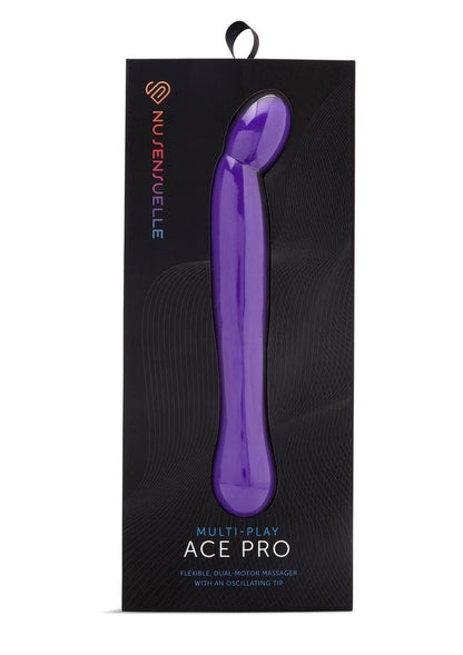 Nu Sensuelle Ace Pro Prostate and G-Spot Rechargeable Silicone Vibrator