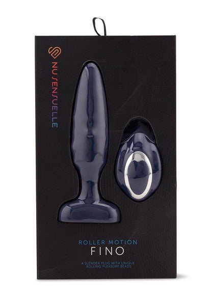 Nu Sensuelle Andii Fino Roller Motion Rechargeable Silicone Anal Plug with Remote Control