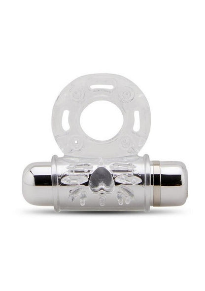 Nu Sensuelle Bullet Ring Rechargeable Vibrating Cock Ring - Clear