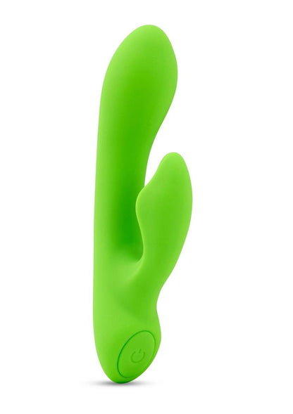 Nu Sensuelle Jolie Nubii Rechargeable Silicone Mini Heating Rabbit - Green/Lime