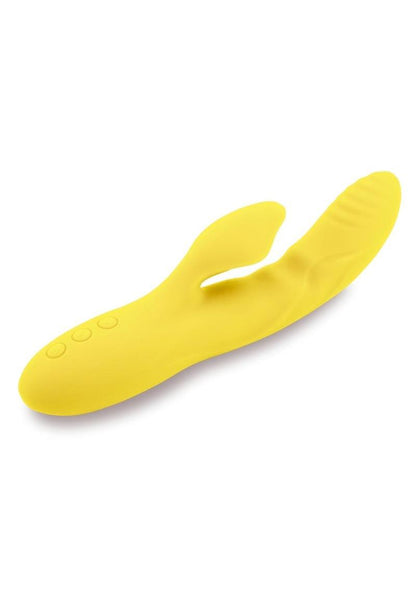 Nu Sensuelle Kiah Nubii Rechargeable Silicone Rabbit - Yellow