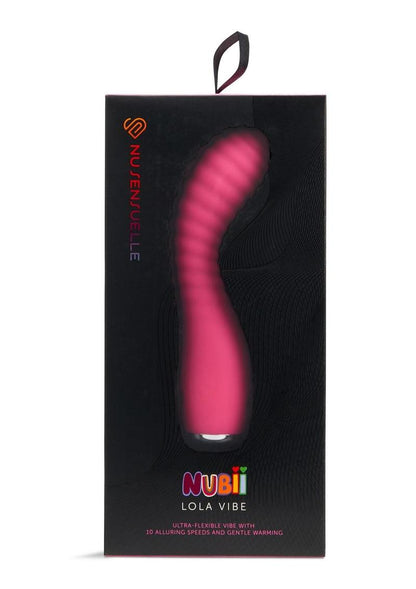 Nu Sensuelle Lola Nubii Flexibile Rechargeable Silicone Warming Vibrator