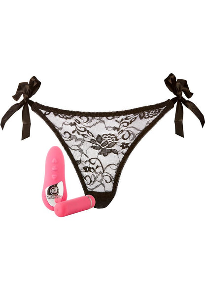 Nu Sensuelle Pleasure Panty Vibe Rechargeable Silicone Remote and Bullet