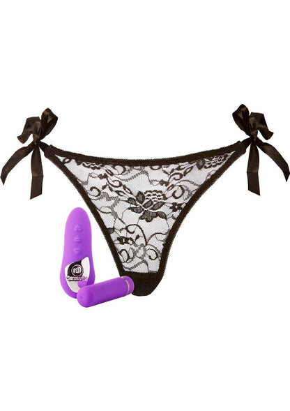 Nu Sensuelle Pleasure Panty Vibe Rechargeable Silicone Remote and Bullet