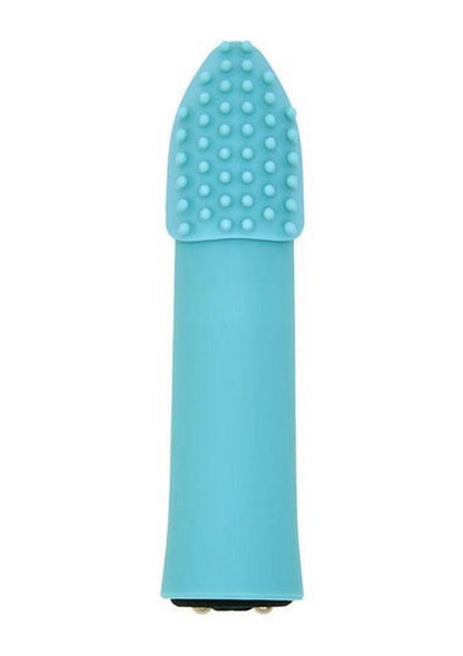 Nu Sensuelle Point Plus Rechargeable Silicone Bullet - Blue/Tiffany Blue