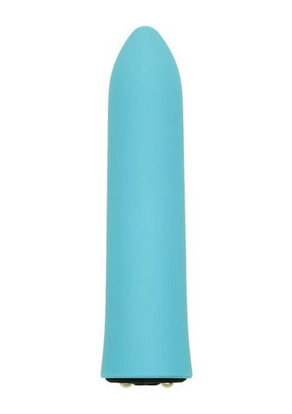 Nu Sensuelle Point Rechargeable Silicone Bullet - Blue/Teal