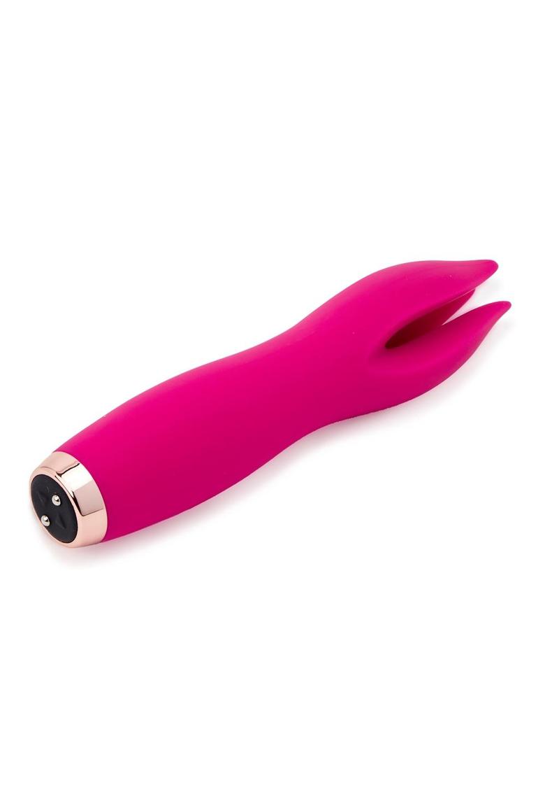 Nu Sensuelle Tulip Rechargeable Silicone Clitoral Stimulator - Magenta/Purple