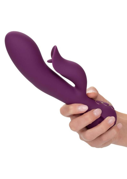 Obsession Fantasy Rechargeable Silicone Rabbit Vibrator - Purple