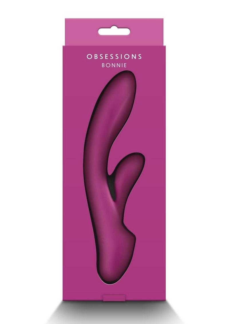 Obsessions Bonnie Rechargeable Silicone Rabbit Vibrator - Magenta/Pink