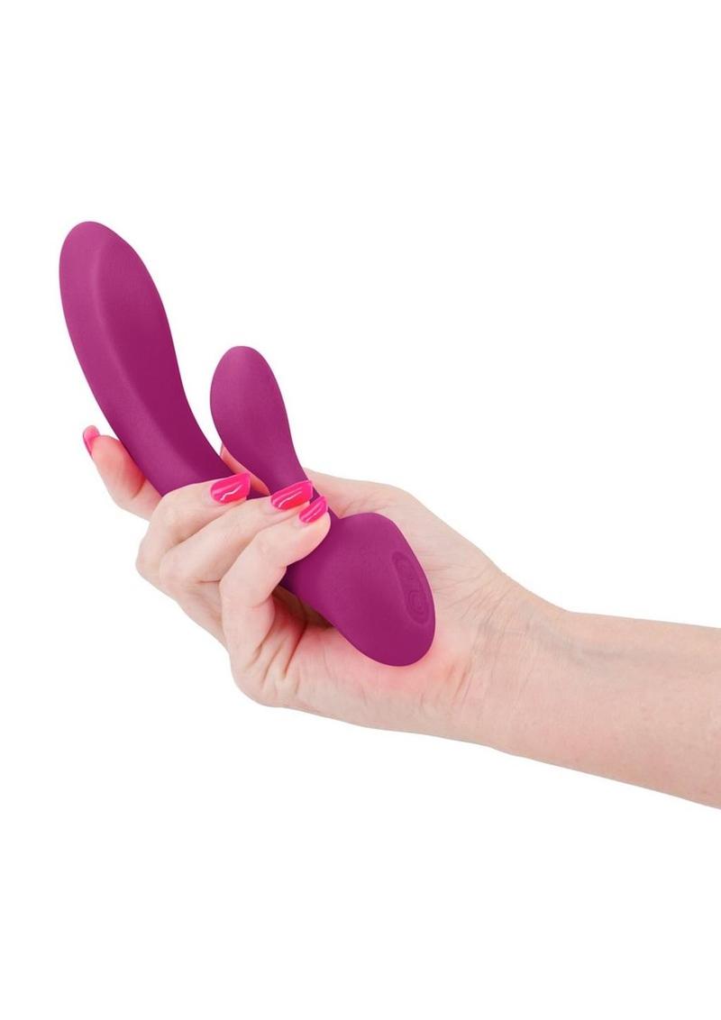 Obsessions Bonnie Rechargeable Silicone Rabbit Vibrator - Magenta/Pink