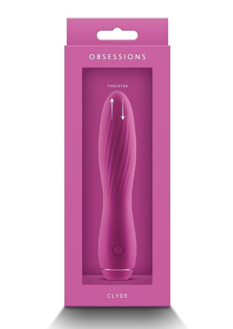 Obsessions Clyde Rechargeable Silcone Vibrator - Magenta/Pink