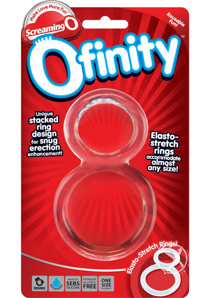 Ofinity Super Stretchy Double Silicone Cock Ring Waterproof