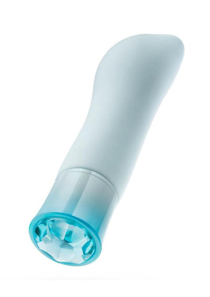 Oh My Gem Ardor Rechargeable Silicone Vibrator - Aquamarine - Blue