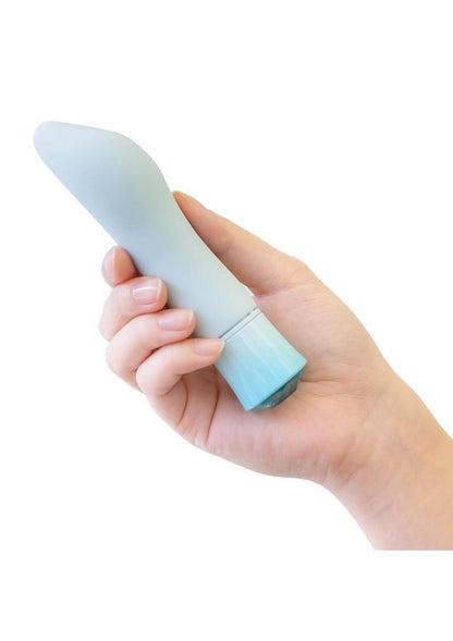 Oh My Gem Ardor Rechargeable Silicone Vibrator - Aquamarine - Blue