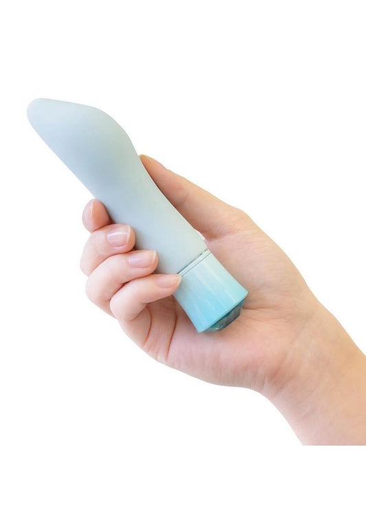 Oh My Gem Ardor Rechargeable Silicone Vibrator - Aquamarine - Blue