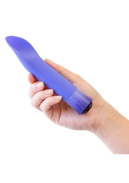 Oh My Gem Enrapture Rechargeable Silicone G-Spot Vibrator - Tanzanite