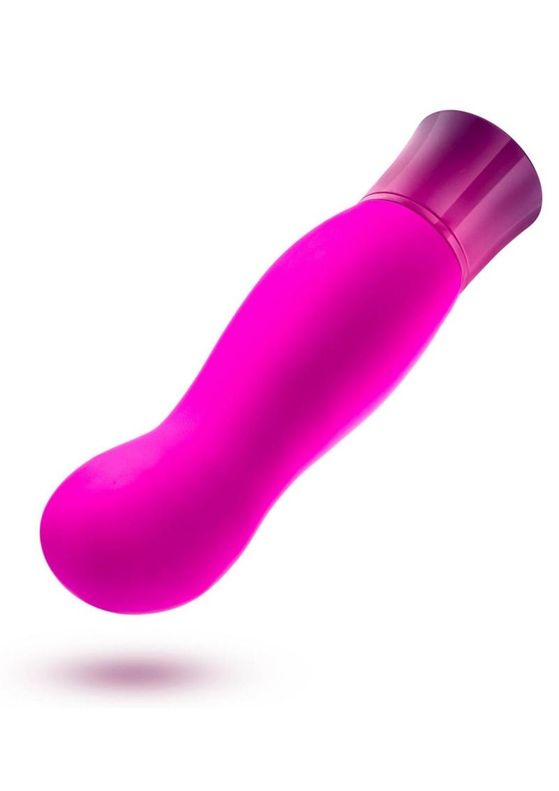 Oh My Gem Exclusive Rechargeable Silicone G-Spot Vibrator - Tourmaline - Pink