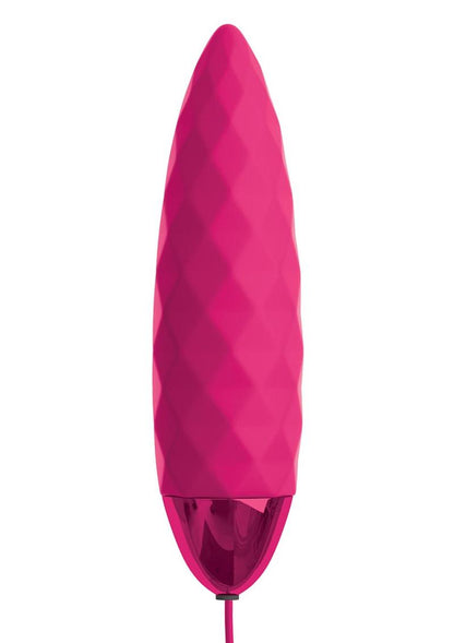 Omg! Bullets #Fun USB-Powered Silicone Vibrating Bullet - Pink