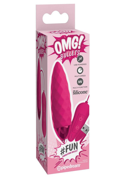 Omg! Bullets #Fun USB-Powered Silicone Vibrating Bullet