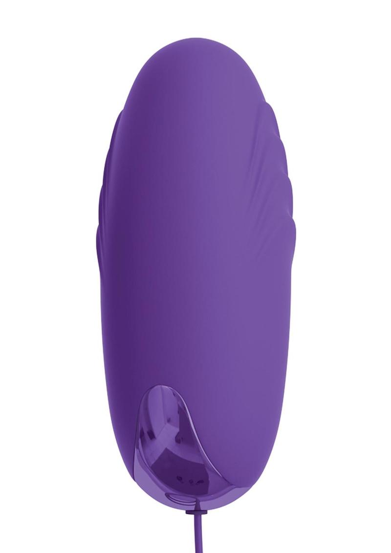 Omg! Bullets #Happy USB-Powered Silicone Vibrating Bullet - Purple