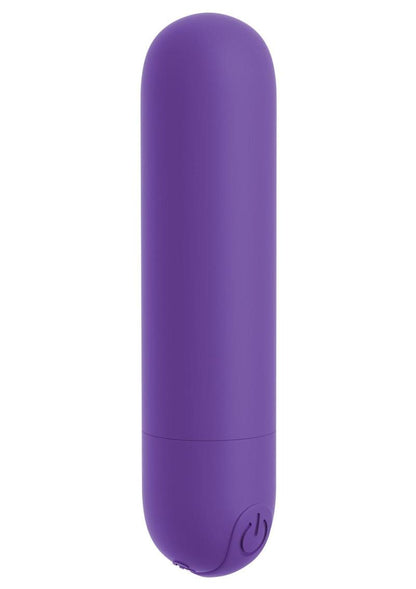 Omg! Bullets #Play Rechargeable Silicone Vibrating Bullet - Purple