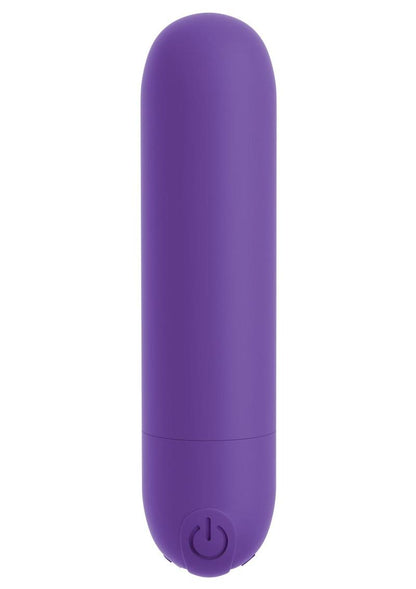 Omg! Bullets #Play Rechargeable Silicone Vibrating Bullet - Purple