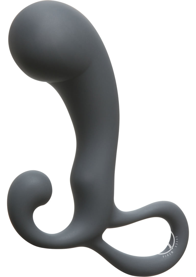 Optimale P-Massager Silicone Prostate Massager - Grey/Slate