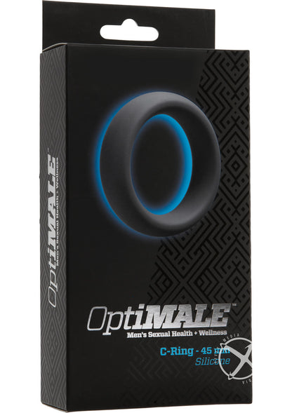 Optimale Silicone Cock Ring - Grey/Slate - 45mm