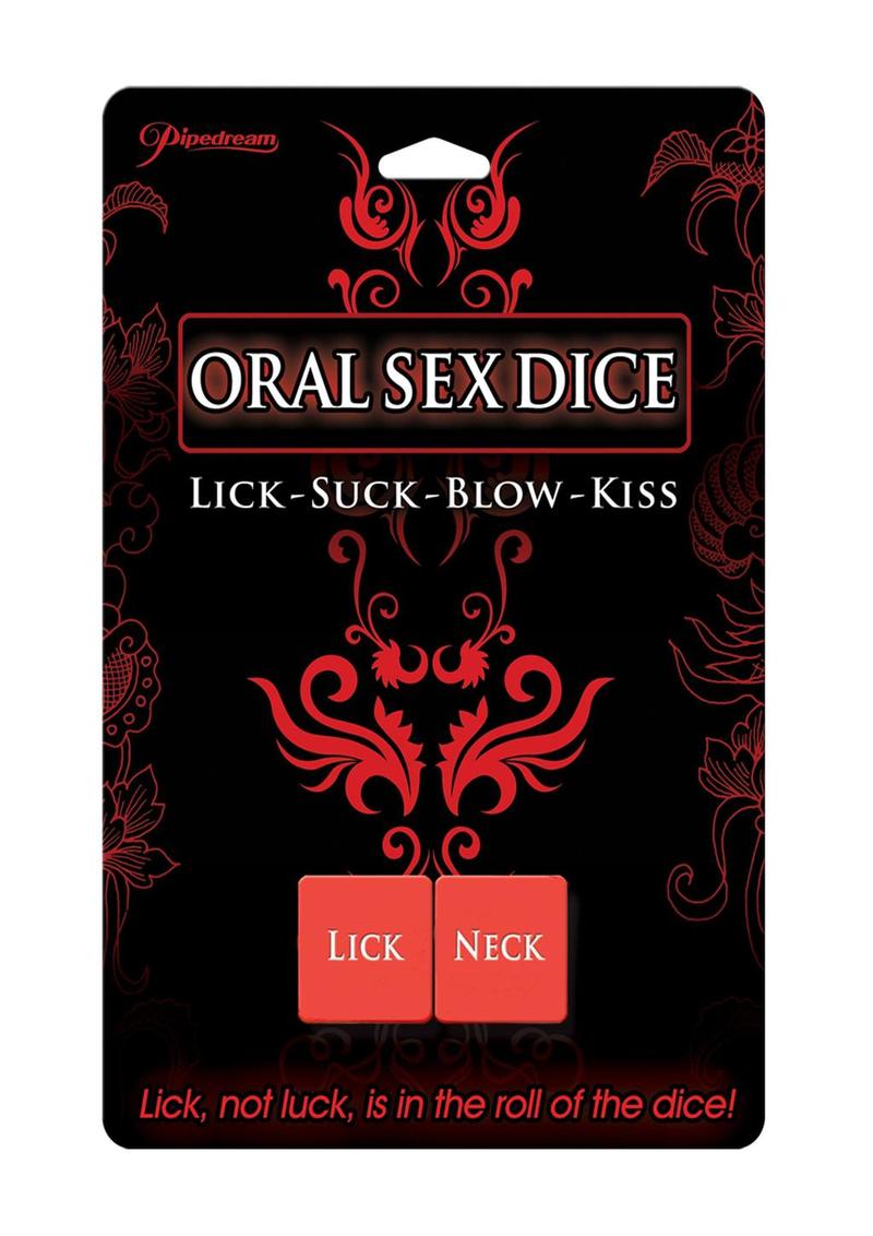 Oral Sex Dice - Red