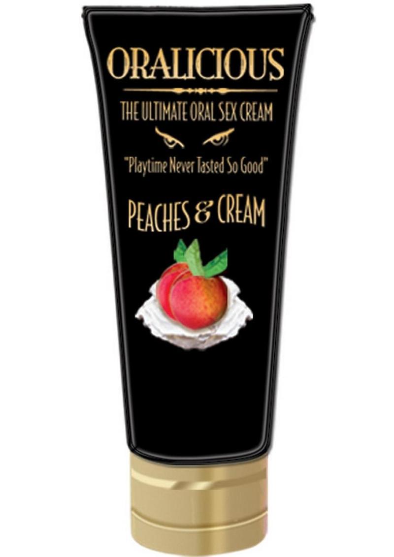 Oralicious Ultimate Oral Sex Cream 2oz - Peaches and Cream