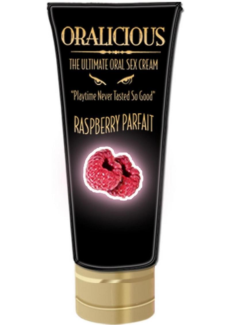 Oralicious Ultimate Oral Sex Cream 2oz - Raspberry Parfait