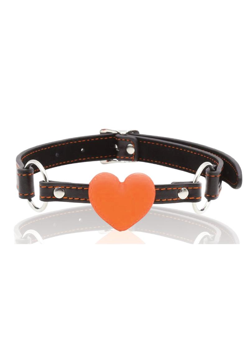 Orange Is The New Black Heart Gag - Black/Orange