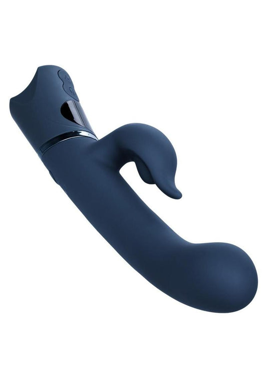 Orgasmatron Digital G-Teaser Rechargeable Silicone Massager - Blue