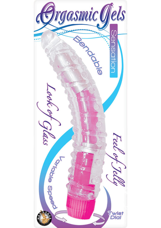 Orgasmic Gels Sensation Vibrator - Pink