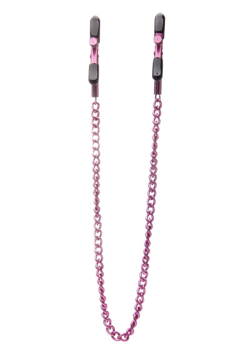 Ouch! Adjustable Nipple Clamps - Pink