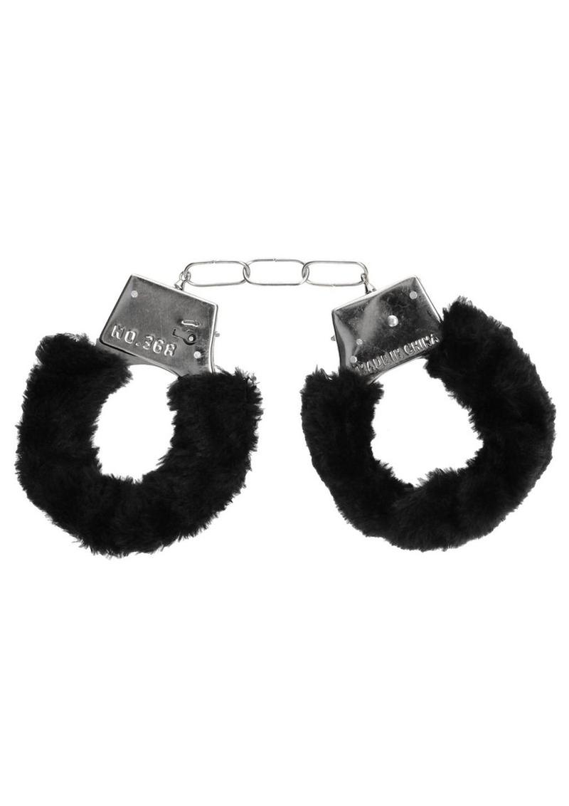 Ouch! Beginner's Furry Handcuffs - Black