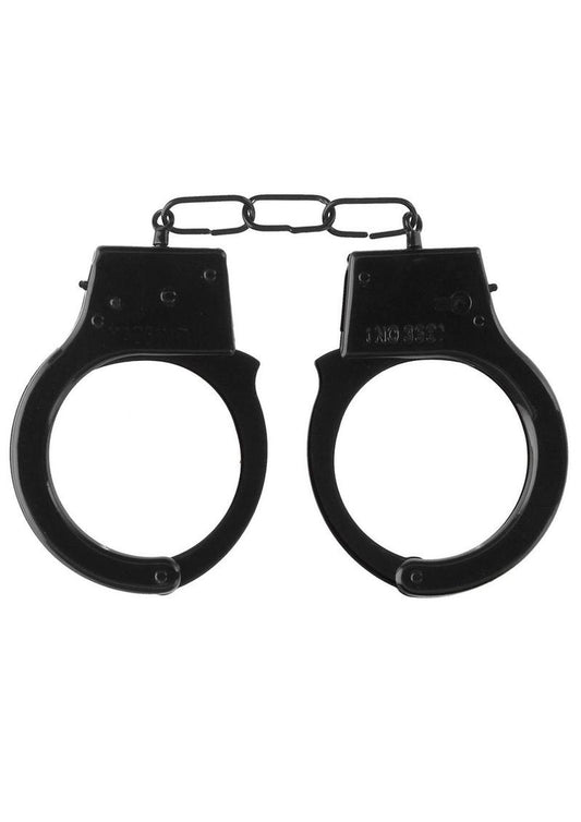 Ouch! Beginner's Handcuffs - Black/Metal