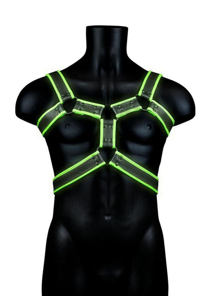 Ouch! Bonded Leather Body Harness