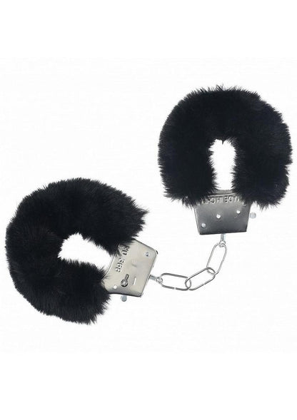 Ouch! Classic Fluffy Handcuffs - Black