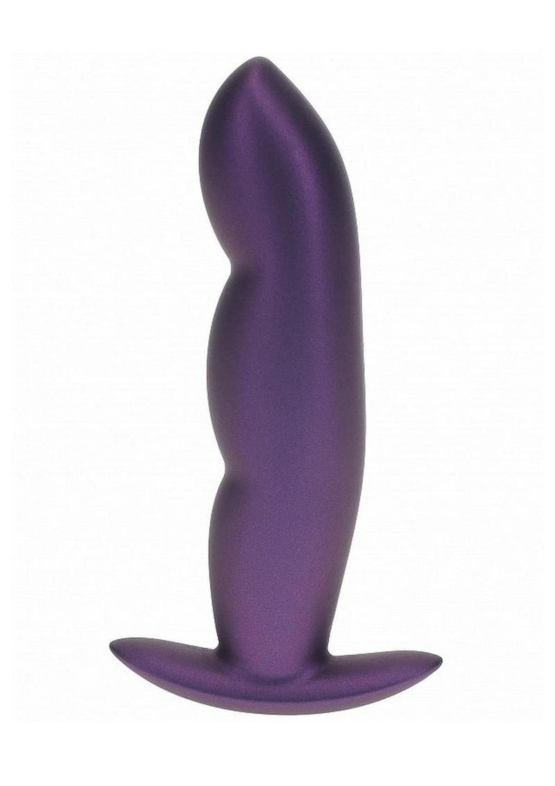 Ouch! Finger Anal Plug Silicone - Metallic - Purple