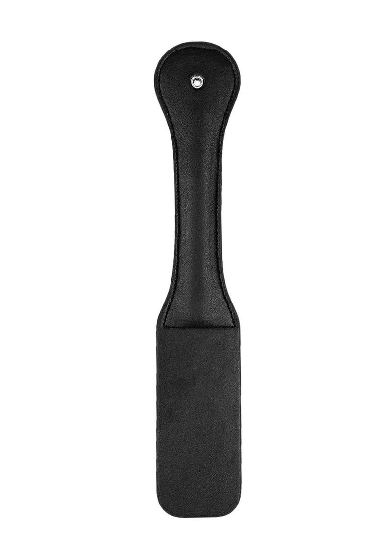 Ouch! Leather Paddle Bitch - Black