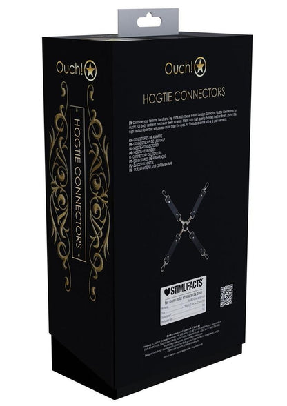 Ouch! London Collection Hogtie Connectors - Black