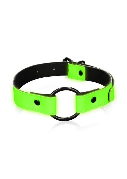 Ouch! O-Ring Gag - Glow In The Dark/Green