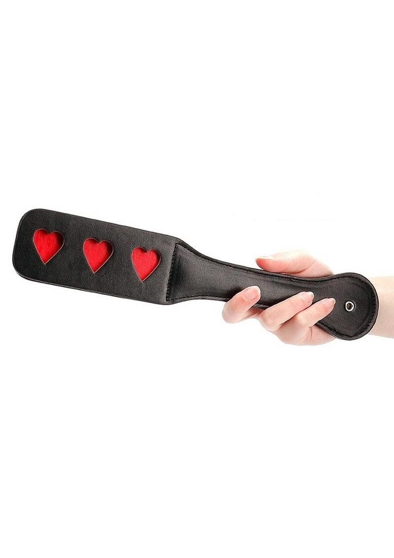 Ouch! Paddle - Hearts - Black