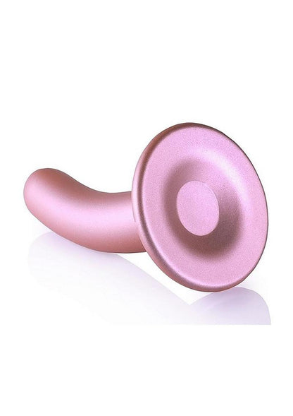 Ouch! Smooth G-Spot Silicone Dildo 5in - Metallic