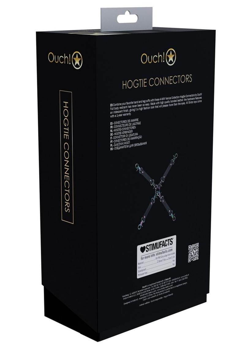 Ouch! Venice Collection Hogtie Connectors - Black