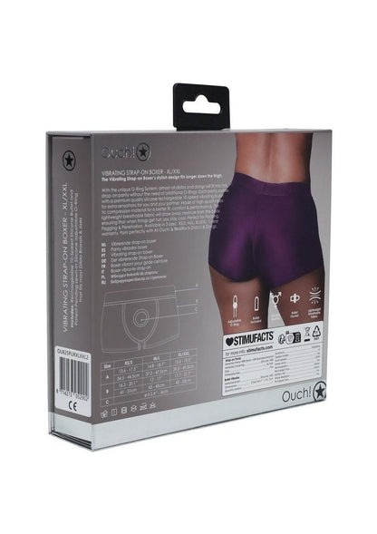 Ouch Vibrating Strap On Boxer Rechargeable 1