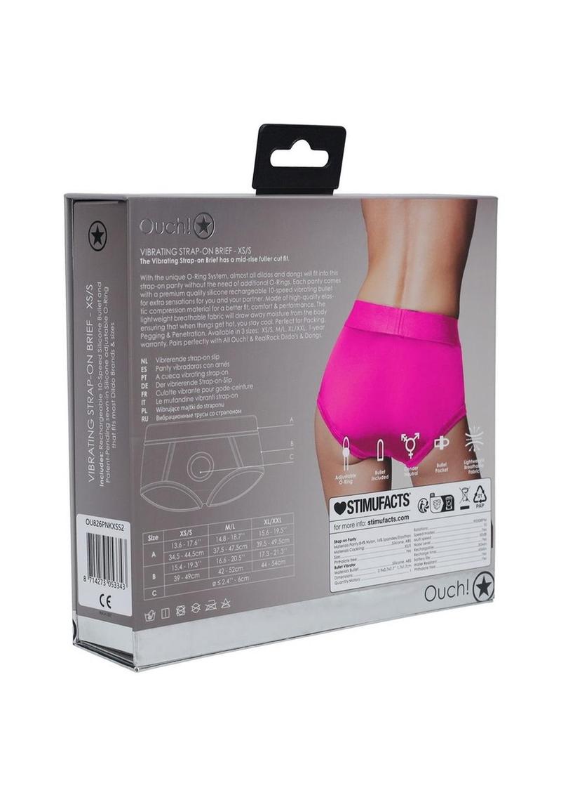 Ouch Vibrating Strap On Brief Rechargeable 1